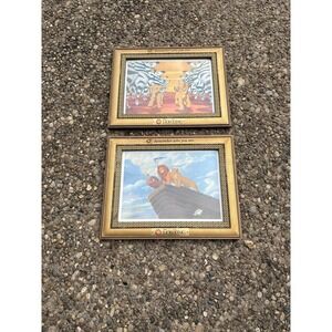 Disney The Lion King Framed Lithographs "Remember who you are" Engraved Set of 2
